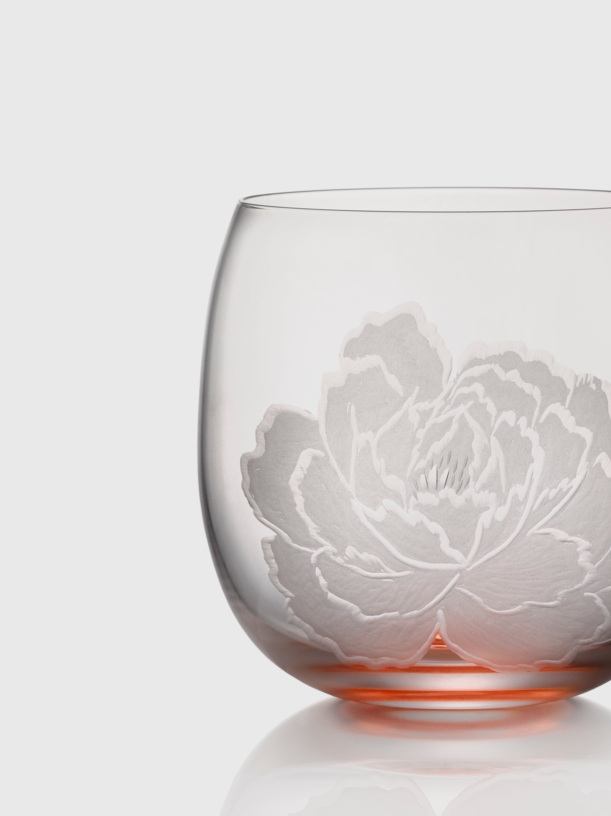 Sklenice Carres of Peony